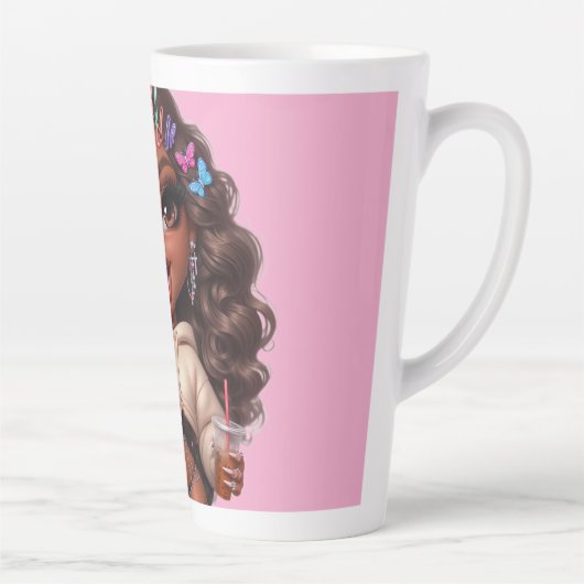 Latte Lover CHIBI DOLL  Mok (Rechts)