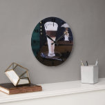 Latte Macchiato Painting by Alfred Fox Grote Klok<br><div class="desc">Latte Macchiato Painting by Alfred Fox Large Clock.</div>