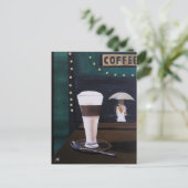 Latte Macchiato Schilderij van Alfred Fox Briefkaart (Staand voorkant)