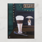 Latte Macchiato Schilderij van Alfred Fox Briefkaart (Voorkant)