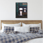 Latte Macchiato Schilderij van Alfred Fox Canvas Afdruk (Insitu (Slaapkamer))
