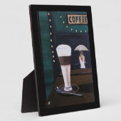 Latte Macchiato Schilderij van Alfred Fox Fotoplaat (Zijkant)