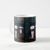 Latte Macchiato Schilderij van Alfred Fox Koffiemok (Voorkant links)