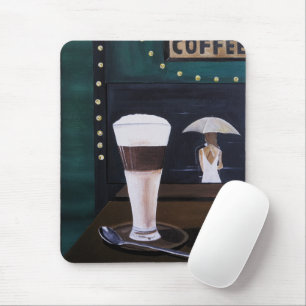 Latte Macchiato Schilderij van Alfred Fox Muismat