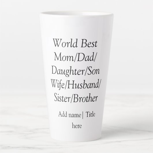 Latte Mok (Voorkant)