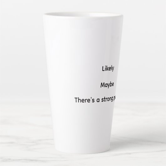 Latte mok (Voorkant)