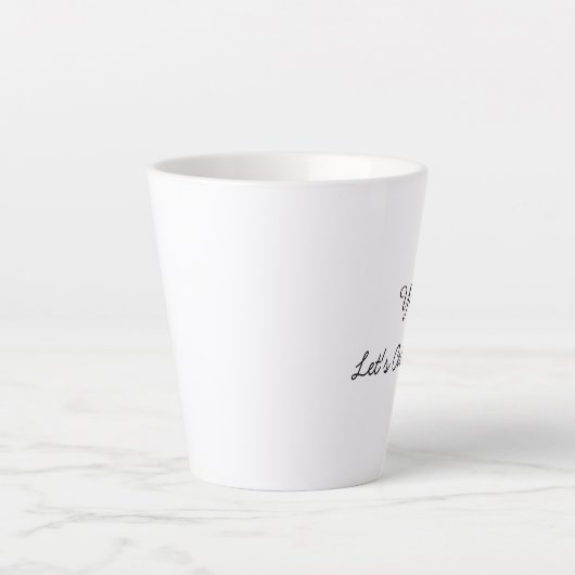 Latte mok (Voorkant)