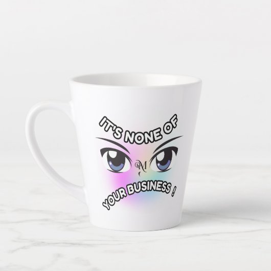 Latte Mok 12oz: Geen van de jouwe (Links)