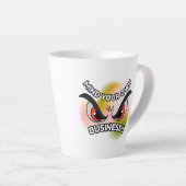 Latte Mok 12oz: Let op je eigen (Rechterhoek)