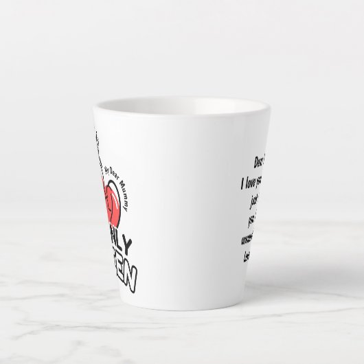 Latte Mok 12oz: Mijn enige Queen (Voorkant)