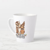 Latte Mok 12oz: Mijn vader Mijn oude ik (wit) (Linkerhoek)