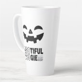 Latte mok 17oz: HALLOWEEN gezicht (Linkerhoek)