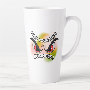 Latte Mok 17oz: Let op je eigen