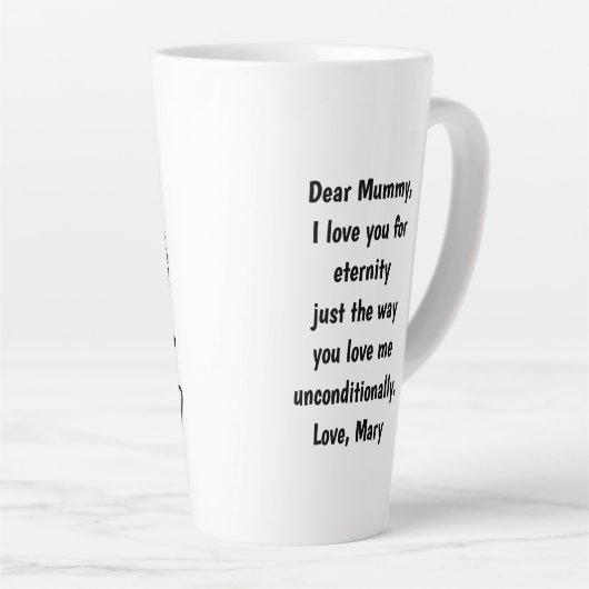 Latte Mok 17oz: Mijn enige Queen (Rechterhoek)