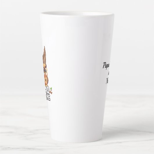 Latte Mok 17oz: Mijn vader Mijn oude ik (wit) (Voorkant)