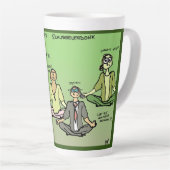 Latte mok aanbesteden (Rechterhoek)