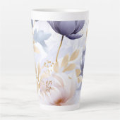 Latte Mok Abstract bloempaars (Voorkant)