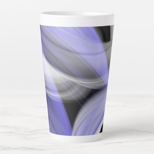 Latte Mok Abstracte Home Trend Lavendel Violet (Voorkant)