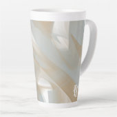 Latte mok abstracte huishoudtrend Sandy Tornado (Rechterhoek)