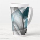 Latte Mok Abstracte Trend Interieur Decor Blauwe O (Rechterhoek)