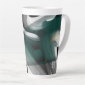 Latte Mok Abstracte Trend Interieur Decor Groen (Rechterhoek)