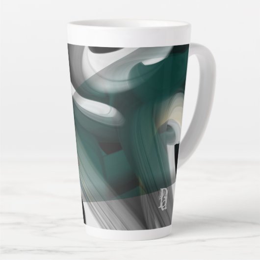 Latte Mok Abstracte Trend Interieur Decor Groen (Rechterhoek)