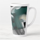 Latte Mok Abstracte Trend Interieur Decor Groen (Rechts)