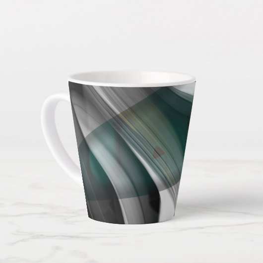 Latte Mok Abstracte Trend Interieur Decor Groen (Linkerhoek)