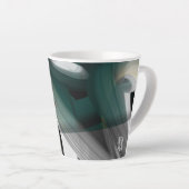 Latte Mok Abstracte Trend Interieur Decor Groen (Rechterhoek)