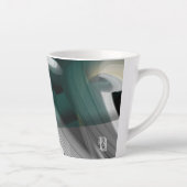 Latte Mok Abstracte Trend Interieur Decor Groen (Rechts)