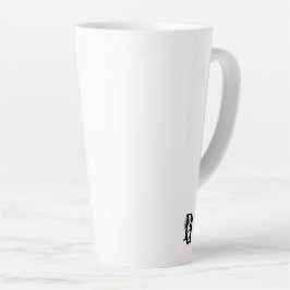 Latte Mok Abstracte Trend Interieur Decor Zwart