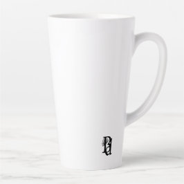 Latte Mok Abstracte Trend Interieur Decor Zwart