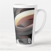 Latte Mok Abstracte Trend Interieur Decor Zwart (Rechts)