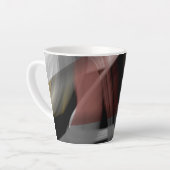 Latte Mok Abstracte Trend Interieur Decor Zwart (Linkerhoek)