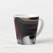 Latte Mok Abstracte Trend Interieur Decor Zwart (Rechterhoek)