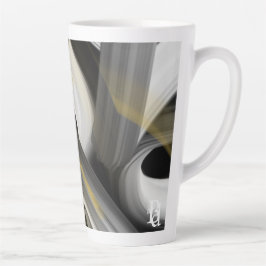 Latte Mok Abstracte Trend Interieur Decor Zwart