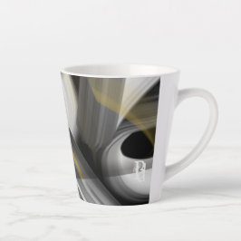 Latte Mok Abstracte Trend Interieur Decor Zwart