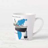 Latte mok Badger Lake Michigan (Rechts)