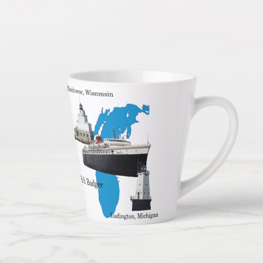 Latte mok Badger Lake Michigan (Rechts)