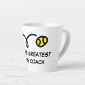 Latte mok cadeau voor 's werelds grootste tennisco (Rechterhoek)