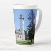 Latte mok Cana Island Lighthouse (Rechterhoek)