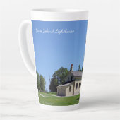 Latte mok Cana Island Lighthouse (Linkerhoek)