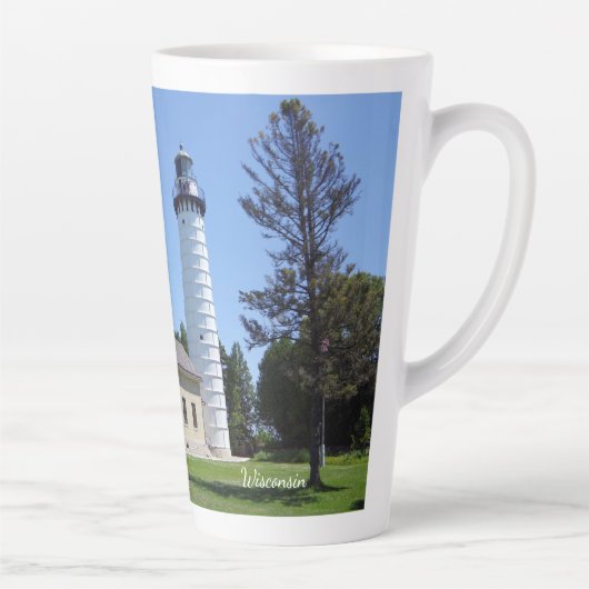 Latte mok Cana Island Lighthouse (Rechts)