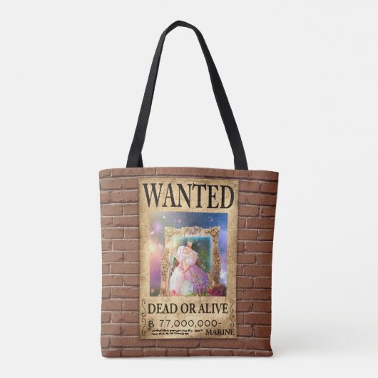 Latte Mok Canvas tas (Achterkant)