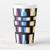 Latte Mok CHUNKY SQUARES ART DESIGN (Voorkant)