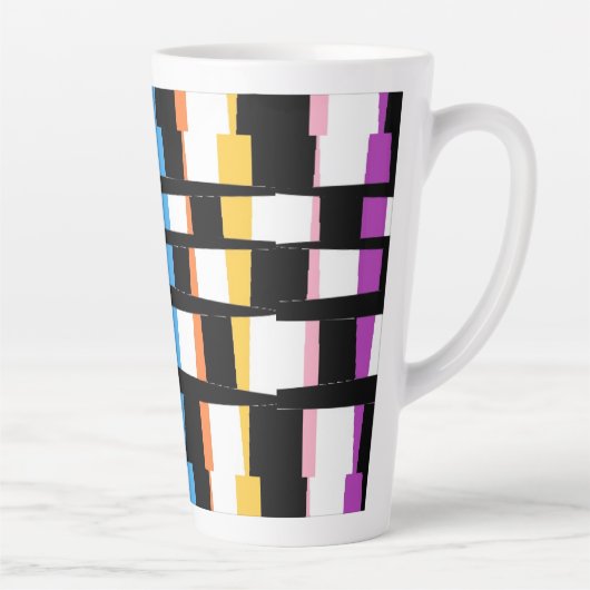 Latte Mok CHUNKY SQUARES ART DESIGN (Rechts)