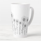 Latte Mok Daisy Floral (Rechterhoek)