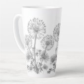 Latte Mok Dandelions Floral (Linkerhoek)