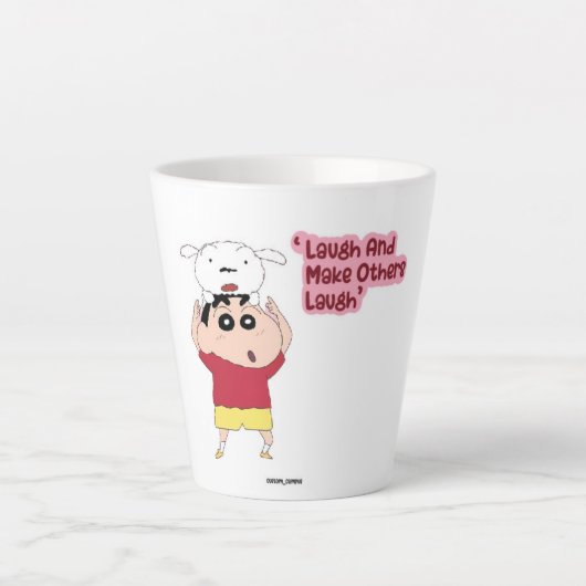 Latte Mok - Een perfect cadeau voor Shinchan-fans (Voorkant)