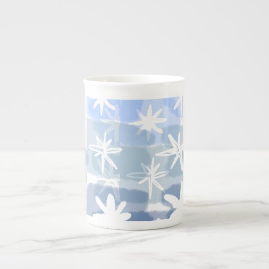 Latte mok -elegantie winter (Voorkant)